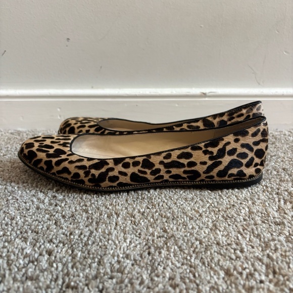 Michael Kors Shoes - Michael Kors  Calf-Hair Leopard Print Ballet Flats 6M Real Leather